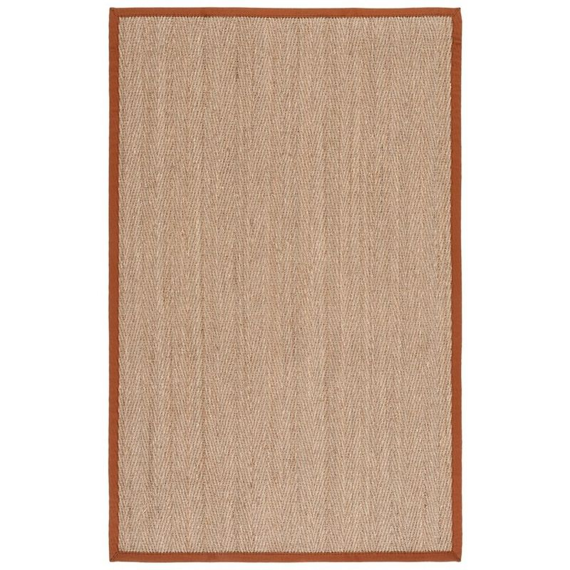 Natural Fiber NF115 Power Loomed Indoor Area Rug - Natural/Brown - 5'x8' - Safavieh