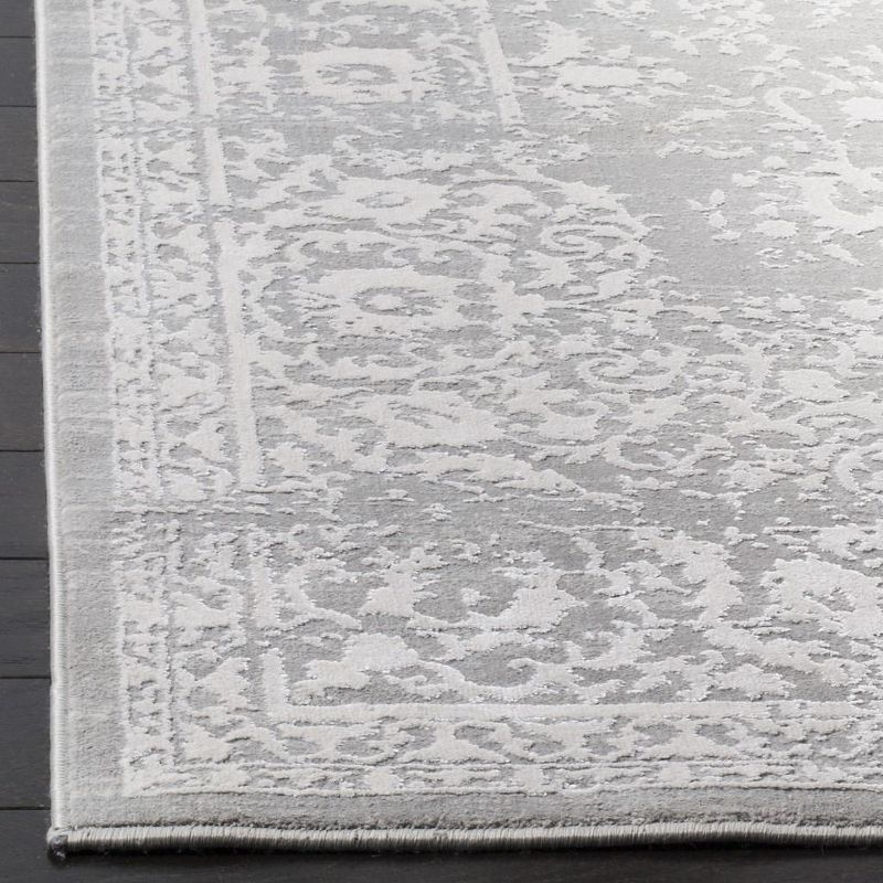Princeton PRN713 Power Loomed Indoor Runner Rug - Grey/Beige - 2'x10' - Safavieh.