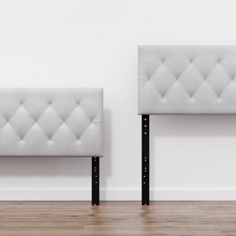 Avery Adjustable Faux Leather Headboard - Brookside Home