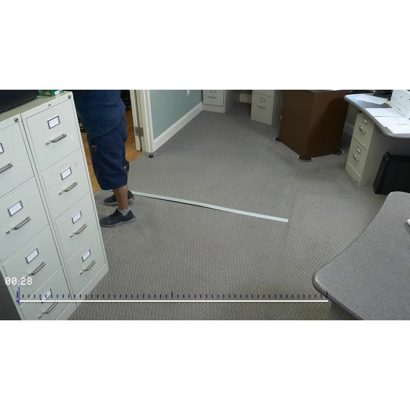 24" 10pk Self Stick Carpet Tile Charcoal - Foss Floors: Indoor/Outdoor Polyester Flooring, Water-Resistant