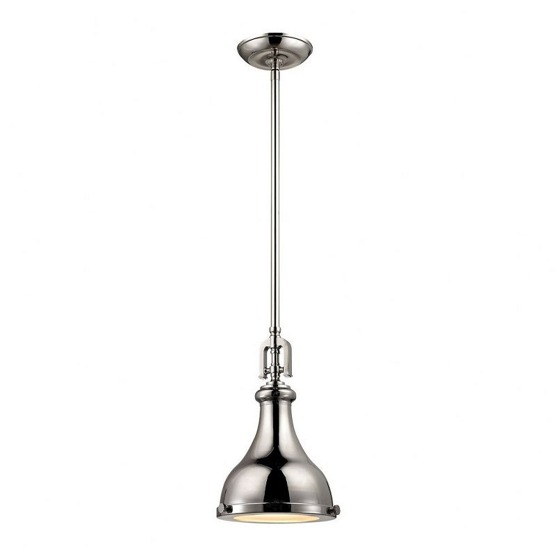 Elk Home Rutherford 1 - Light Pendant in  Polished Nickel