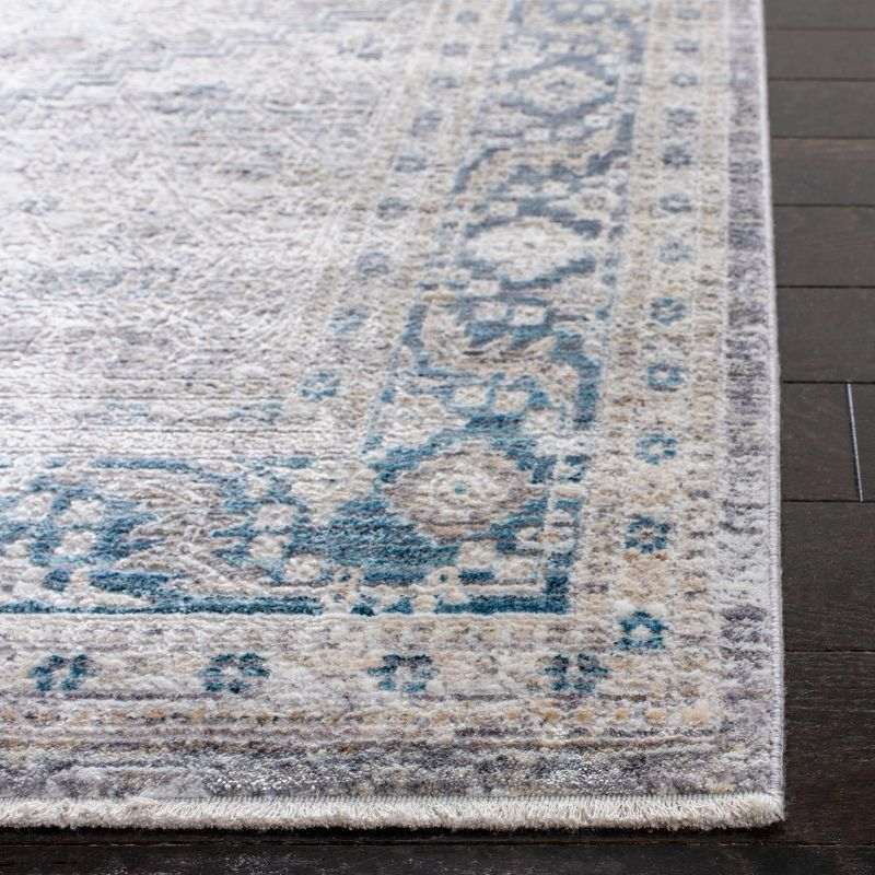 Dream DRM411 Power Loomed Indoor Area Rug - Grey/Blue - 6'7"x6'7" - Safavieh