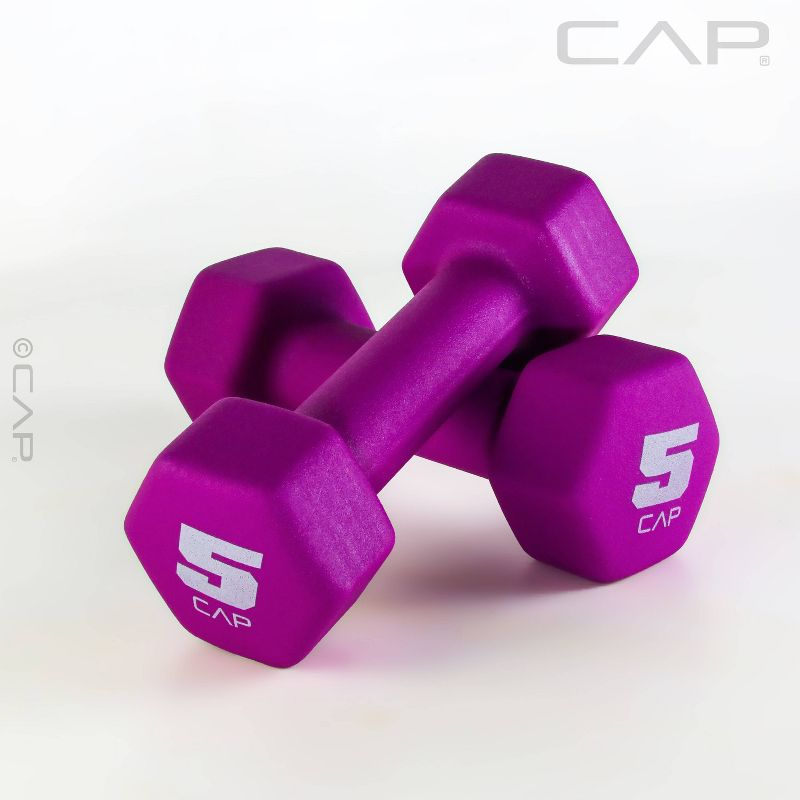 CAP Neoprene Dumbbell 5lbs - Magenta