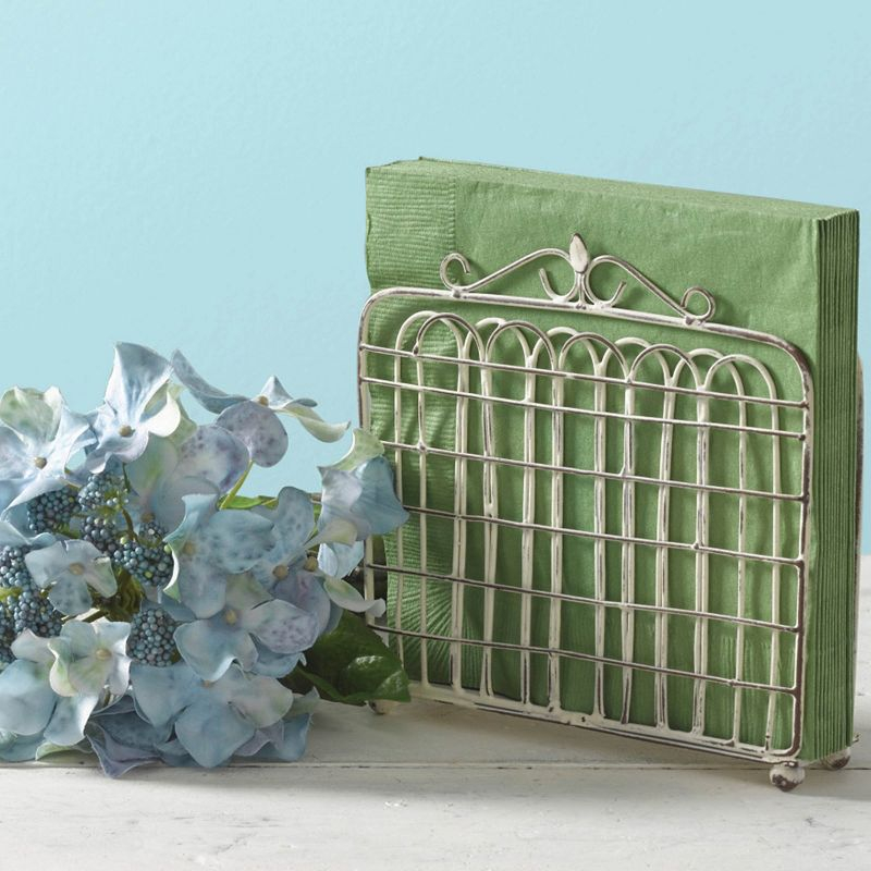 Park Designs Garden Gate Napkin Holder - Cream