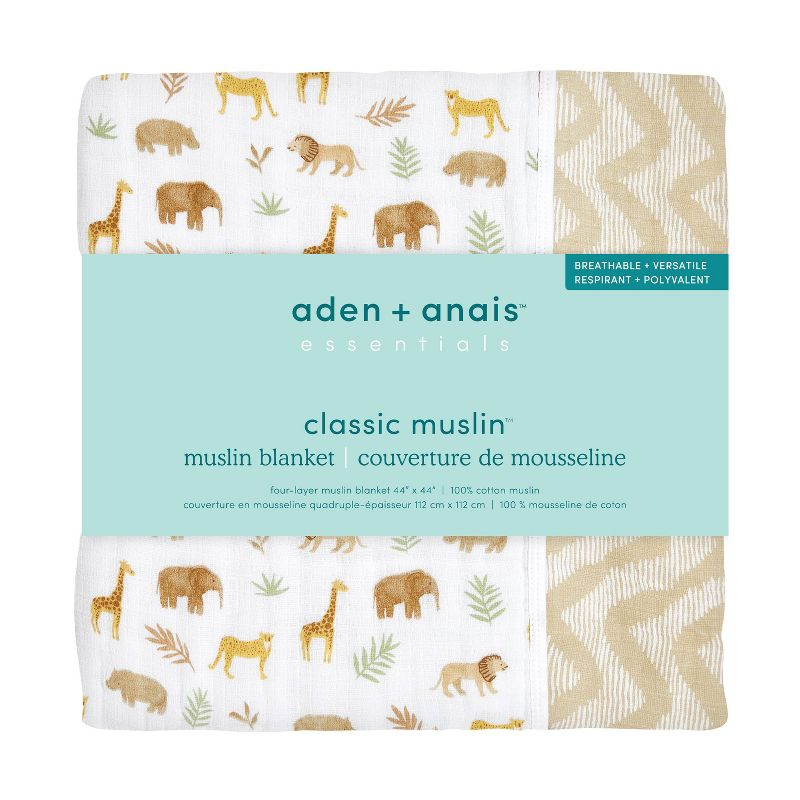 aden + anais essentials Muslin Baby Blanket - Tanzania