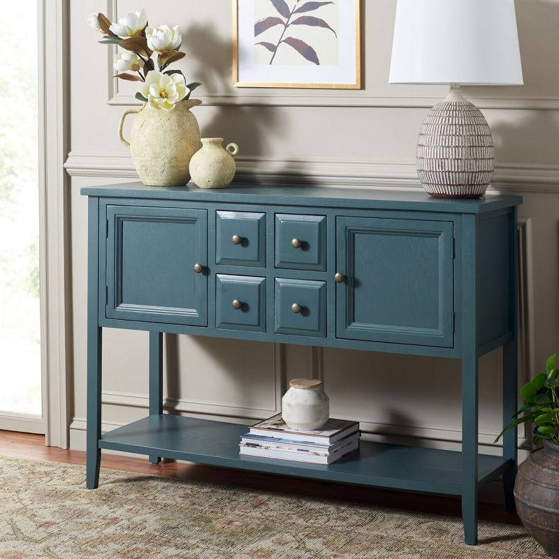 Charlotte Sideboard - AMH6517 - Teal - Safavieh Couture
