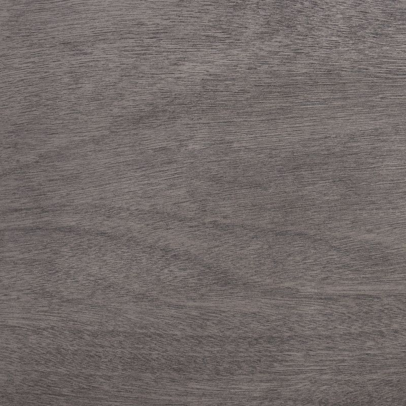 Madison Nightstand Gray - Picket House Furnishings: 2-Drawer with Pull-Out Tray, Metal Knobs, 26"H