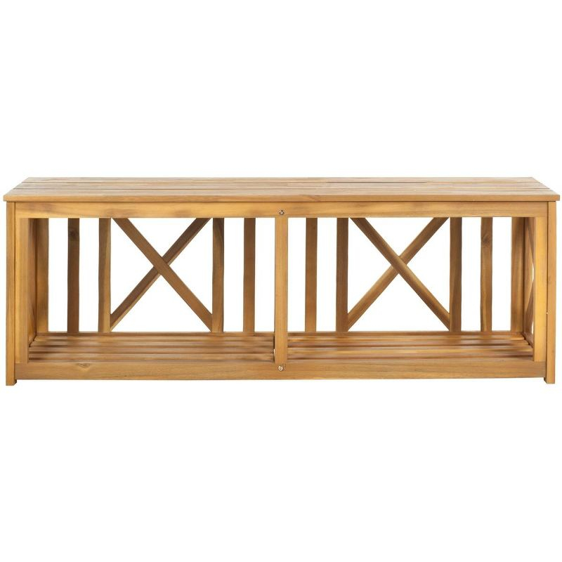 Branco Bench - Outdoor - FOX6706 - Natural - Safavieh