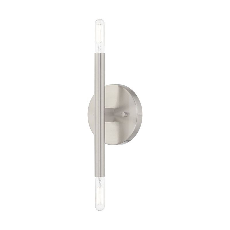 Livex Lighting Copenhagen 2 - Light Wall Light in  Brushed Nickel