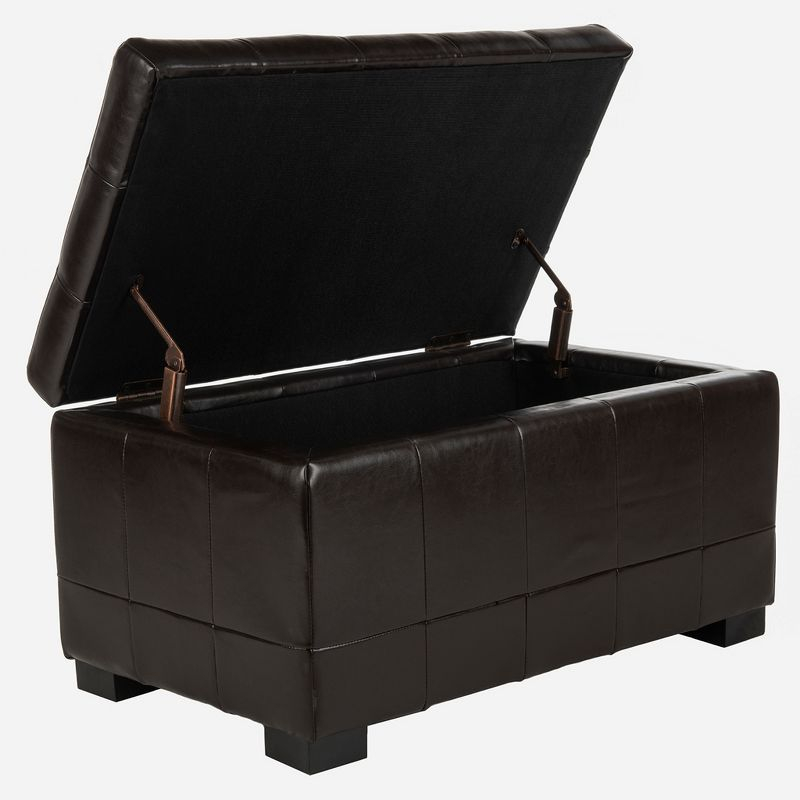 Small Manhattan Storage Bench - Brown - Safavieh