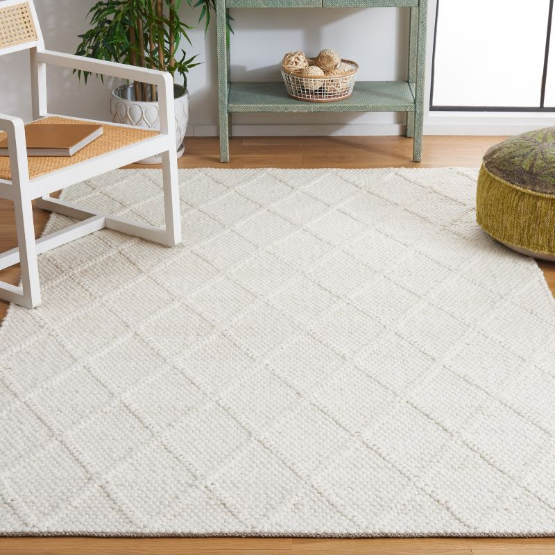 Natura NAT310 Hand Woven Area Rug - Ivory/Ivory - 4'x6' - Safavieh.