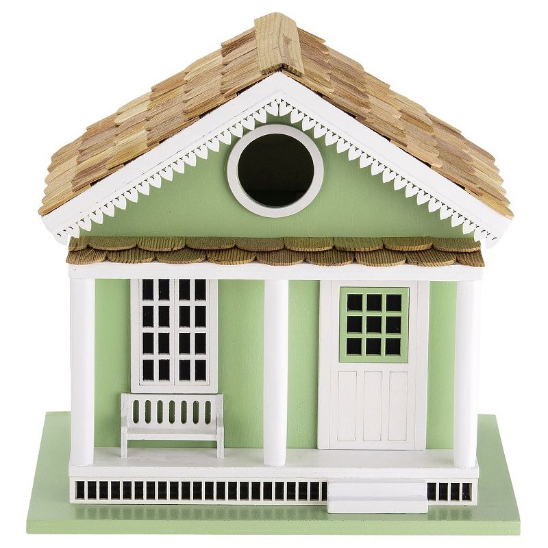 Vandue Outdoor Wooden Birdhouse - Green Lake House