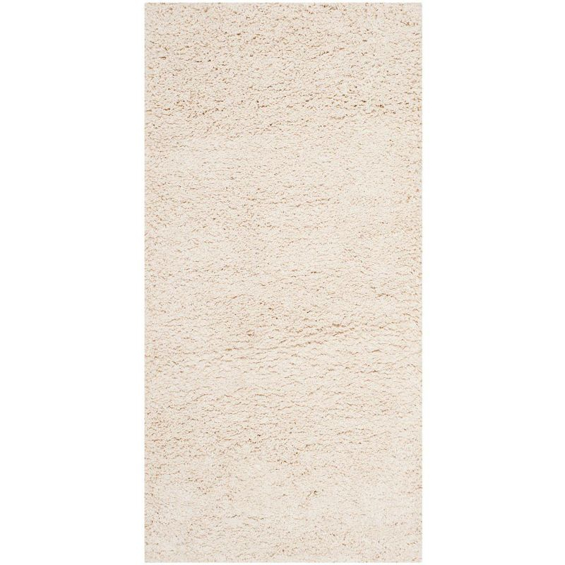Milan Shag SG180 Power Loomed Indoor Accent Rug - Ivory - 2'x4' - Safavieh
