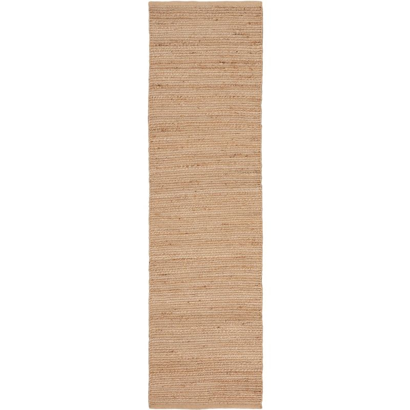Nourison Hand Woven Natural Jute Indoor Area Rug Natural 2'3" x 8'