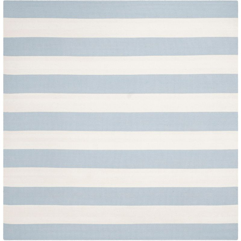 Montauk MTK712 Hand Woven Area Rug - Sky Blue/Ivory - 4'x4' - Safavieh.