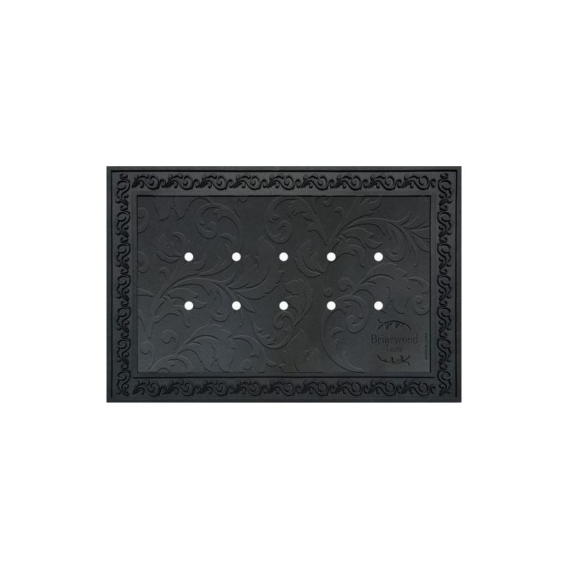 Briarwood Lane Briarwood Lane Outdoor Rubber Doormat Tray Floral Design x Standard Tray
