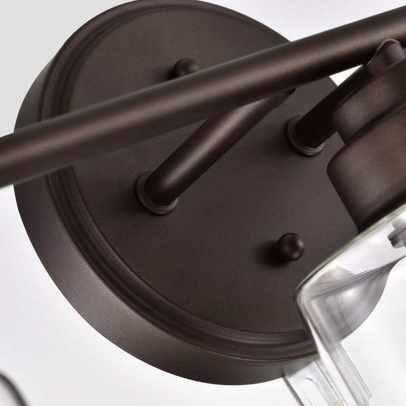 Chloe Lighting Karson Transitional 3 Light Oil Rubbed Bronze Bath Vanity Fixture 23" Wide