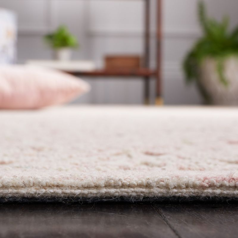 Martha Stewart Trace - MSR3511 - Indoor Hand Tufted Area Rugs - Ivory/Pink - 6'x9'