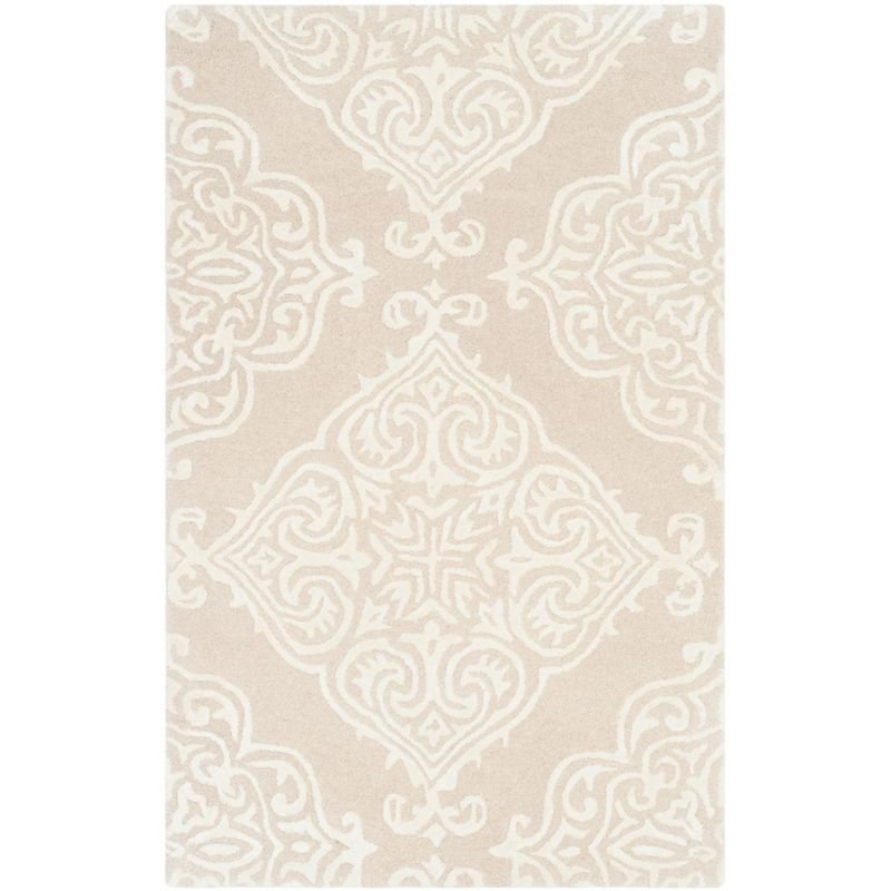 Glamour GLM568 Hand Tufted Indoor Accent Rug - Beige/Ivory - 2'x3' - Safavieh