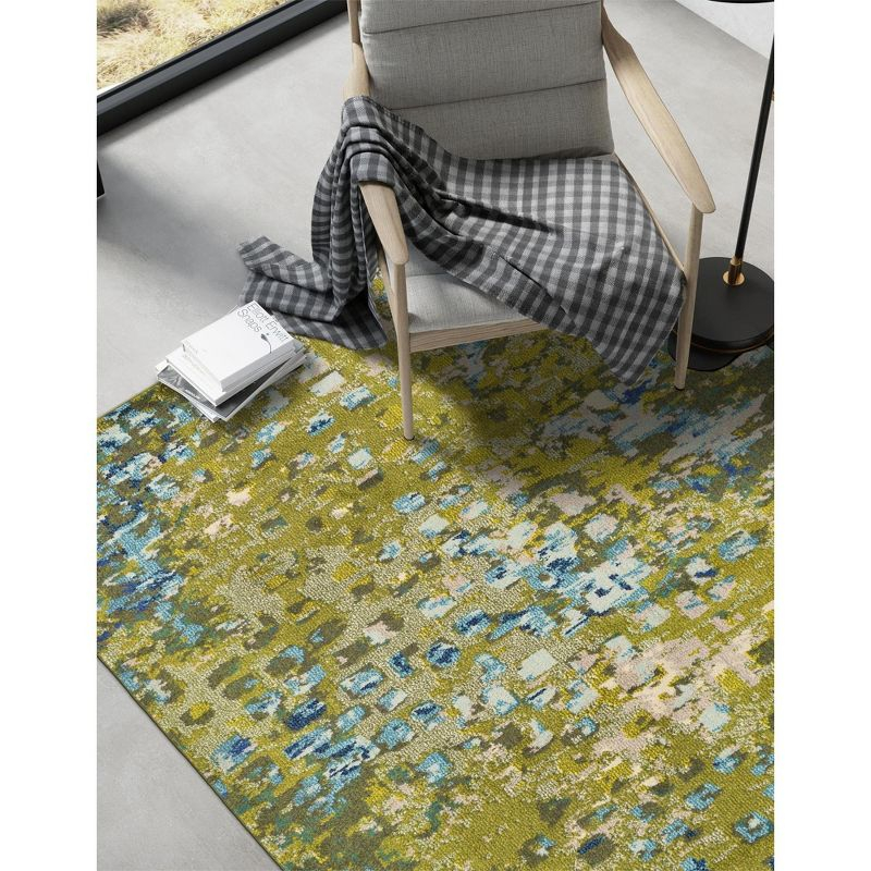 Unique Loom 5' 1 x 8' 0 Jardin Ivy Green Area Rug