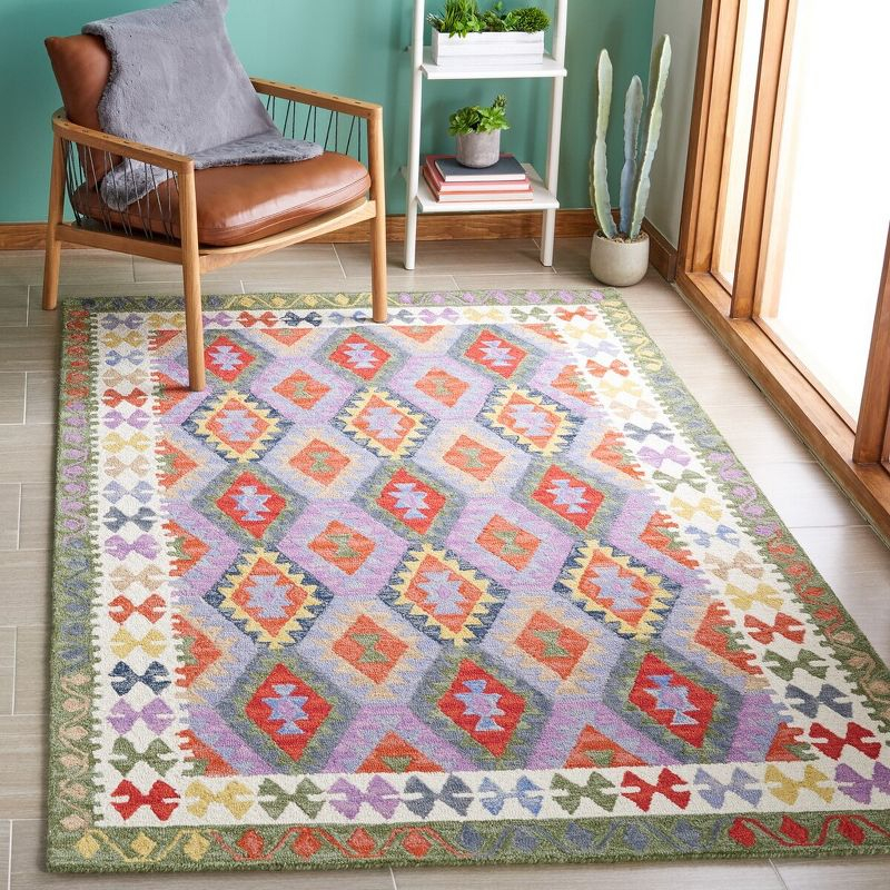 Aspen APN415 Hand Tufted Area Rug - Ivory/Grey - 3'x5' - Safavieh.
