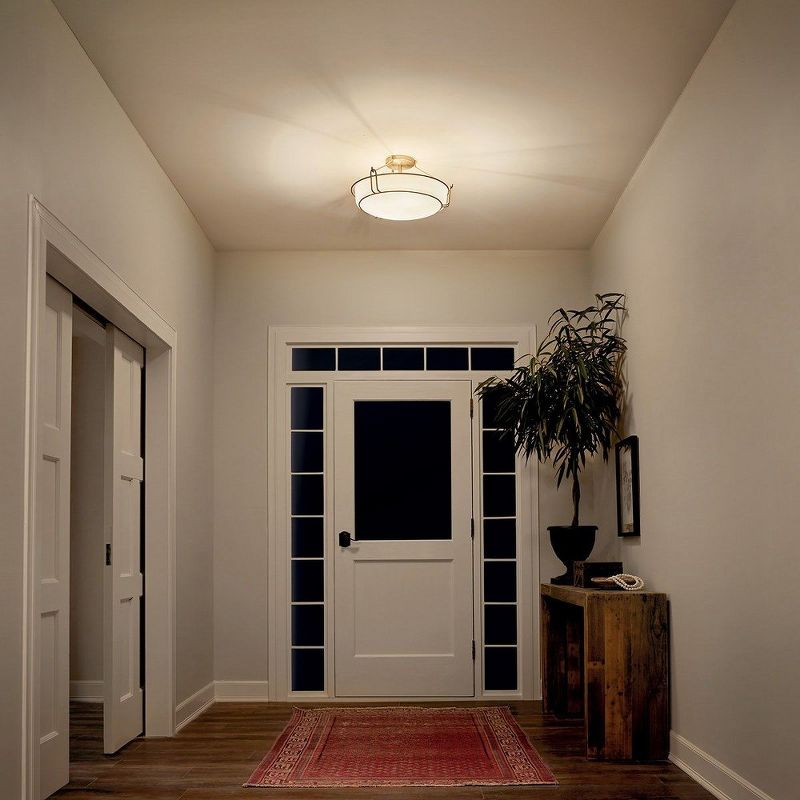 Kichler Lighting Alkire 4 - Light Semi-Flush Mount in  Brushed Nickel