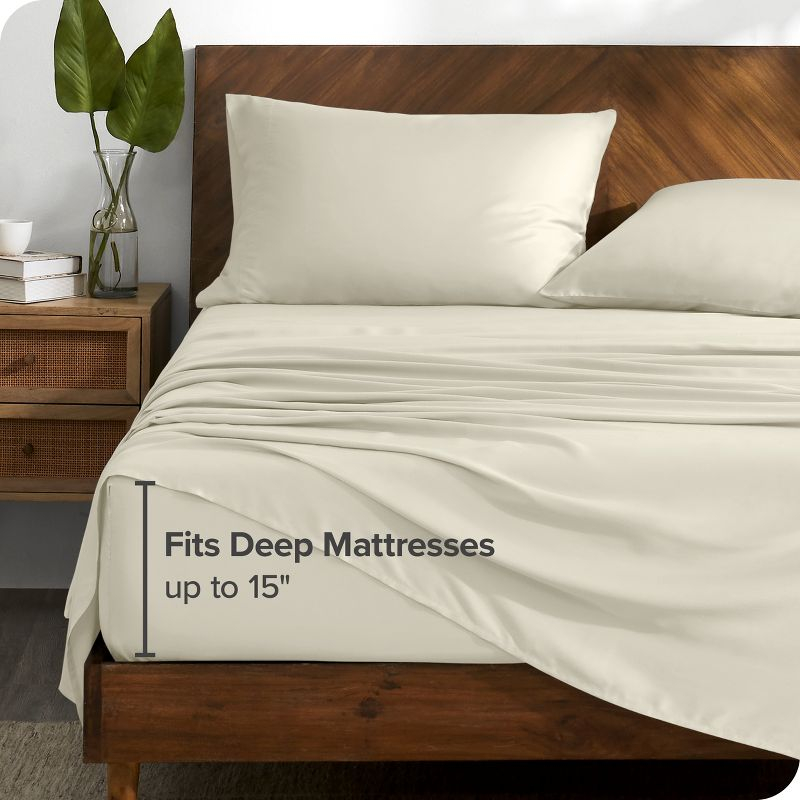 Twin XL Natural TENCEL™ Lyocell Sheet Set by Bare Home