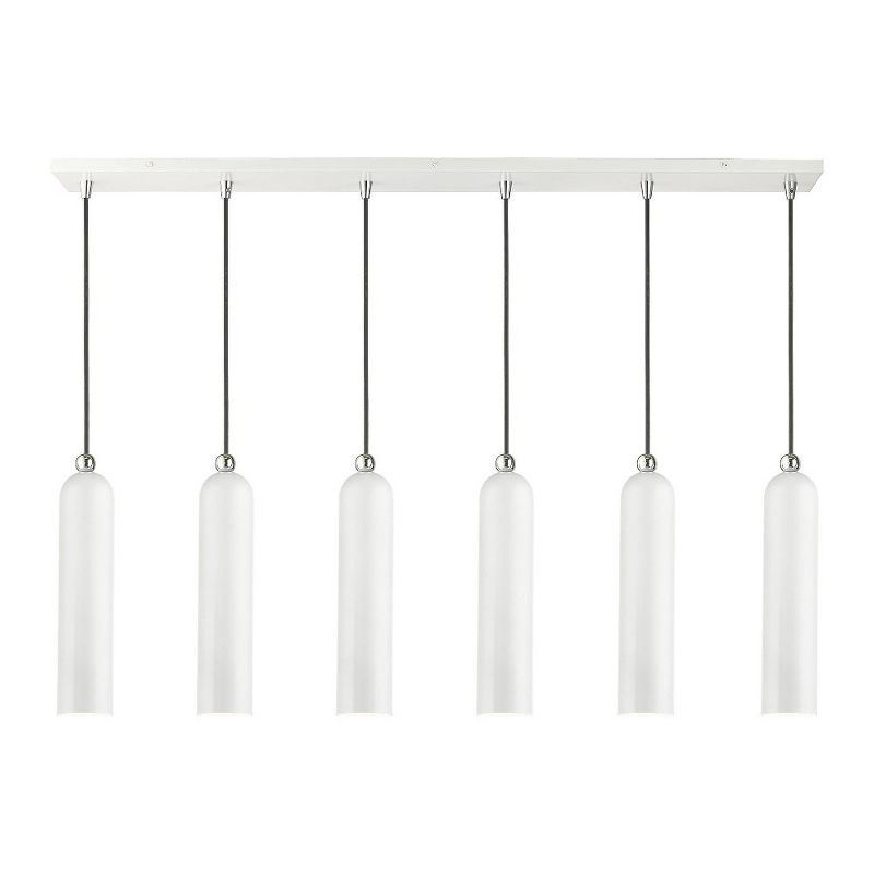 Livex Lighting Ardmore 6 - Light Island Pendant Light in  Shiny White