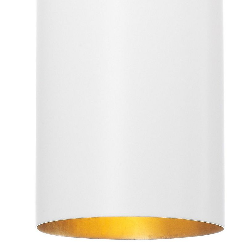 Crystorama Lighting Alston 1 - Light Chandelier in  Matte White/Antique Gold