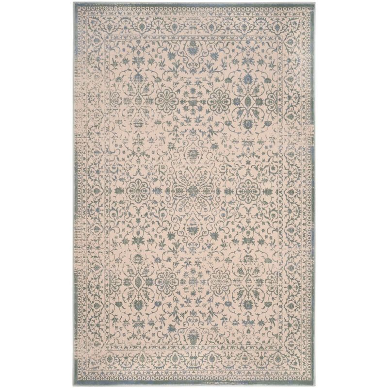 Brilliance BRL504 Power Loomed Indoor Area Rug - Cream/Sage - 5'1"x7'6" - Safavieh