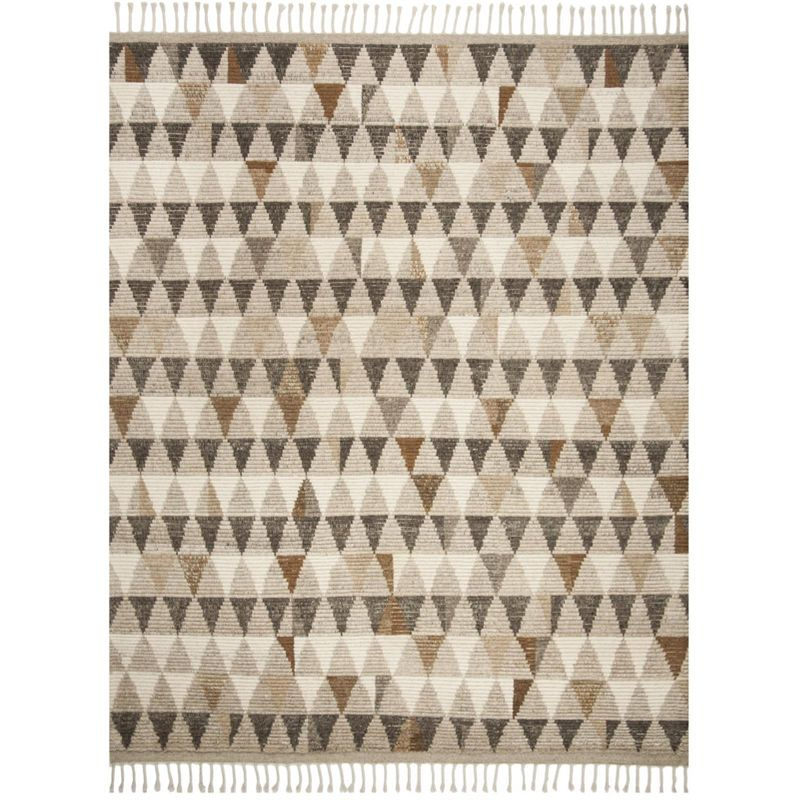 Kenya KNY120 Hand Knotted Area Rug - Ivory/Multi - 9'x12' - Safavieh