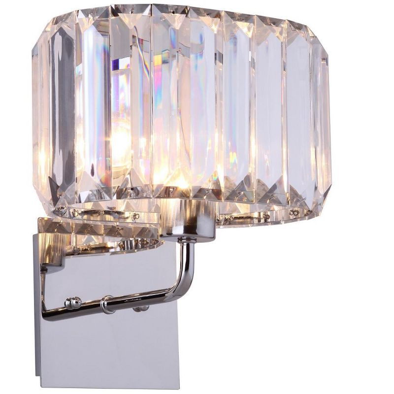Athena Wall Lamp (Set of 2) - LIT4485 - Chrome - Safavieh