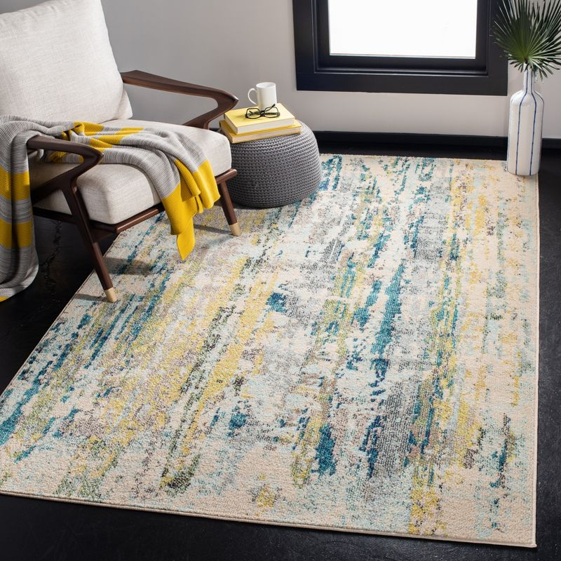 Madison MAD260 Power Loomed Area Rug - Beige/Olive - 5'3"x7'6" - Safavieh.