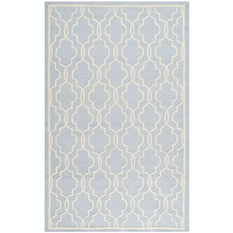 Cambridge CAM131 Tufted Indoor Area Rug - Light Blue/Ivory - 8'x10' - Safavieh