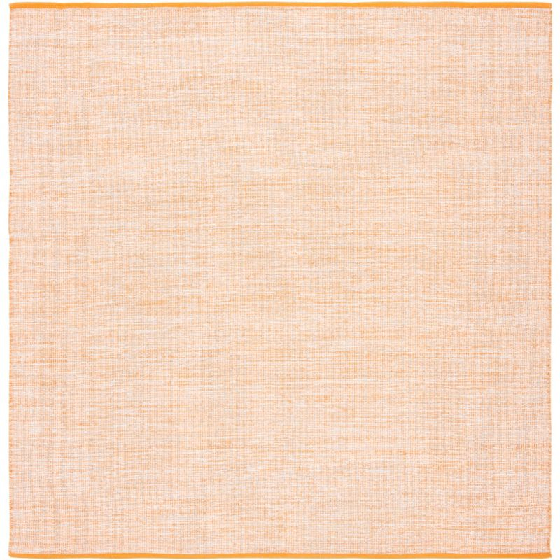 Montauk MTK250 Hand Woven, Flat Weave Indoor Area Rug - Orange - 6'x6' - Safavieh