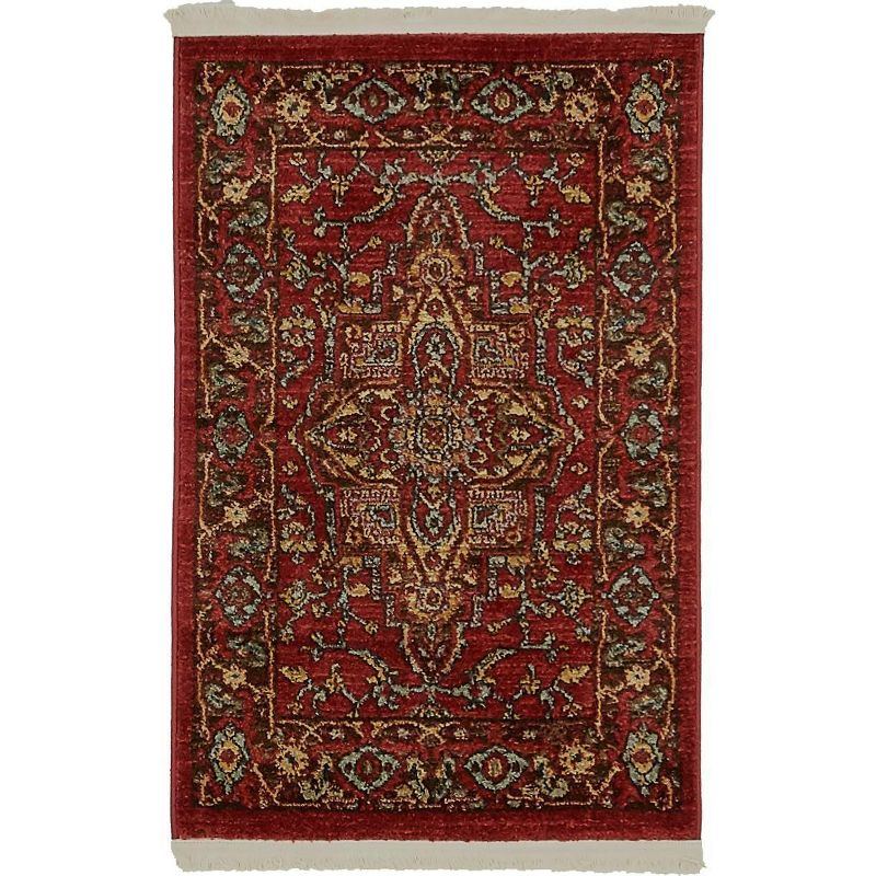 Unique Loom 2' 0 x 3' 1 Red Sahand Ardashir Area Rug