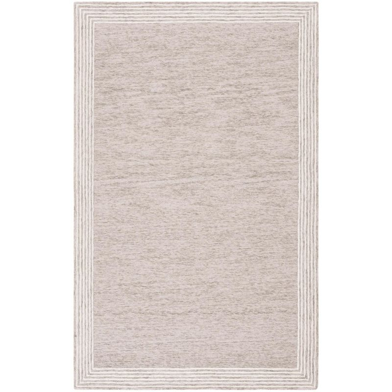 Abstract ABT464 Handmade Tufted Accent Rug - Beige/Ivory - 3' X 5' - Safavieh