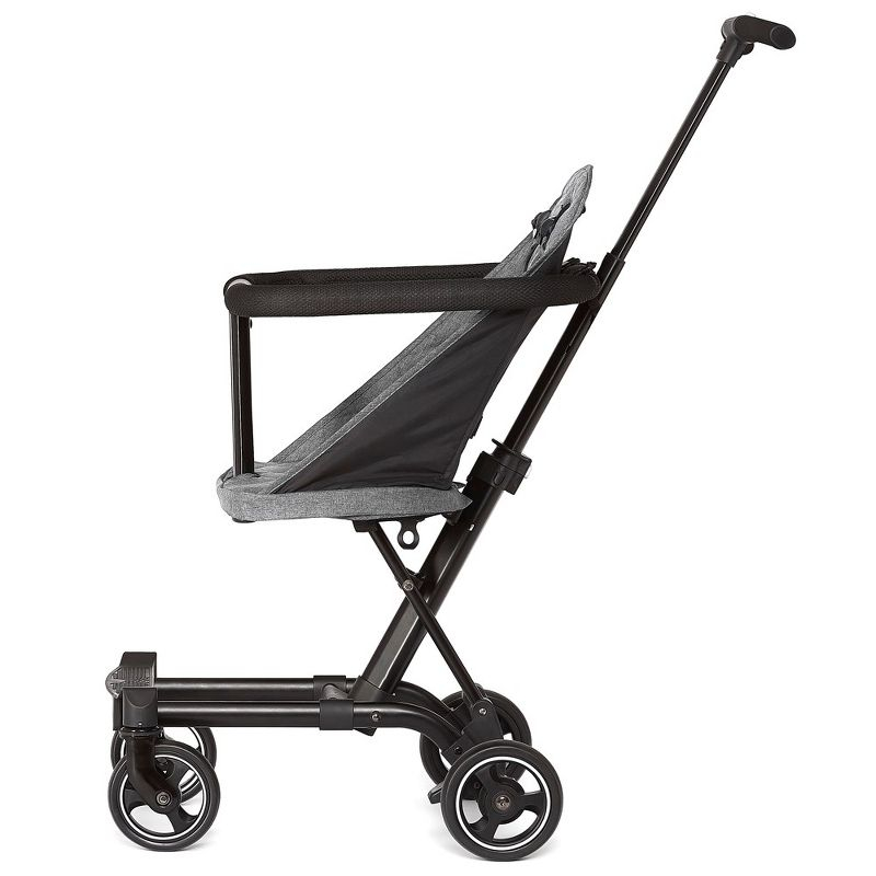 Dream On Me Coast Rider Travel Stroller Lightweight Stroller Compact Portable Vacation Friendly Stroller, Gray