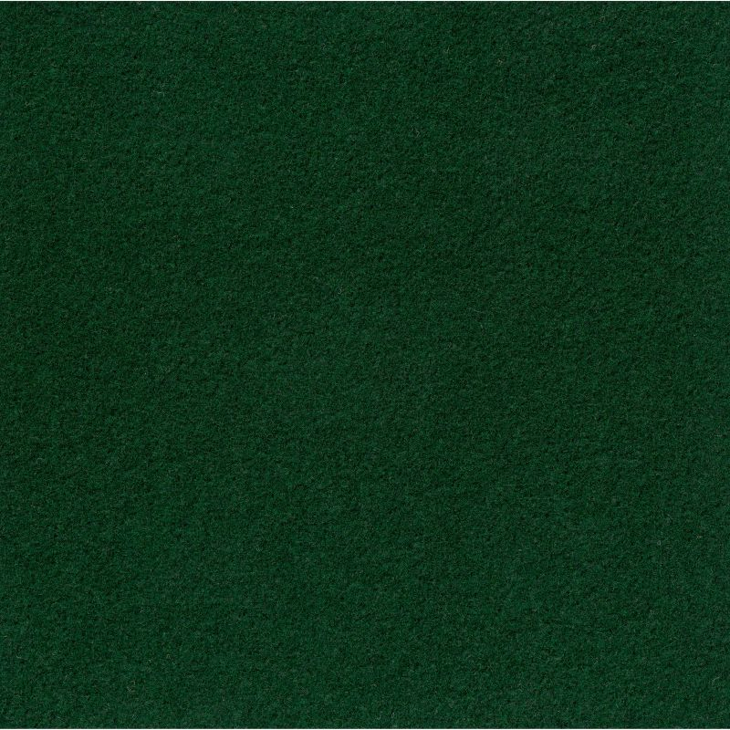 24" 15pk Self Stick Carpet Tile Fern Green - Foss Floors: Indoor/Outdoor, Pet-Friendly, Quick Dry, Molded Polyester
