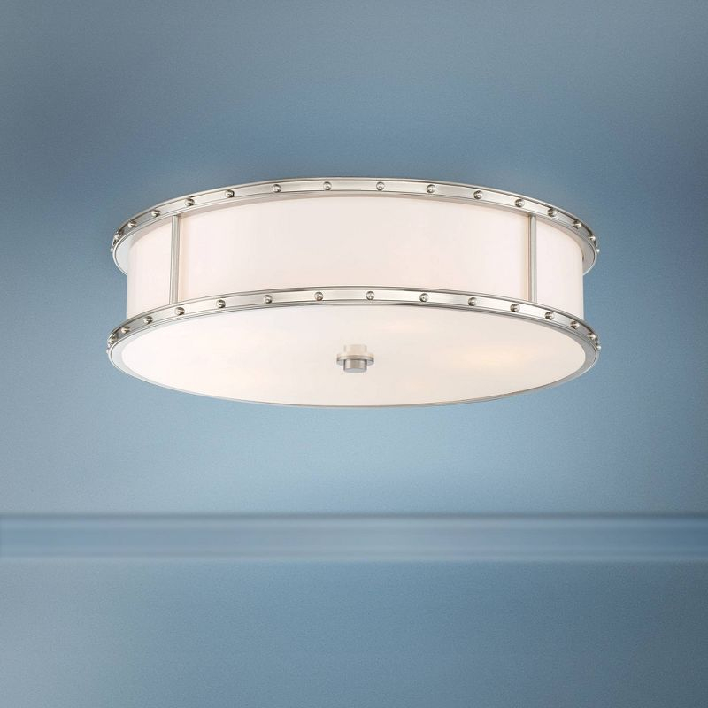 Minka Lavery Minka Lavery With Etched Opal Led Flush Mount Light