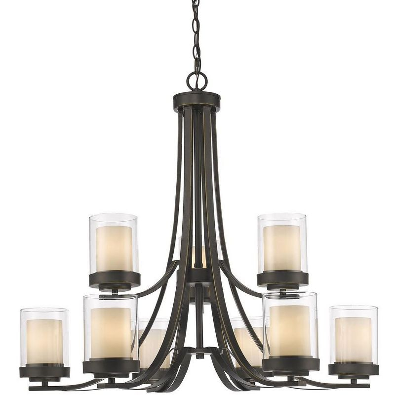 Z-Lite Willow 9 - Light Chandelier in  Olde Bronze