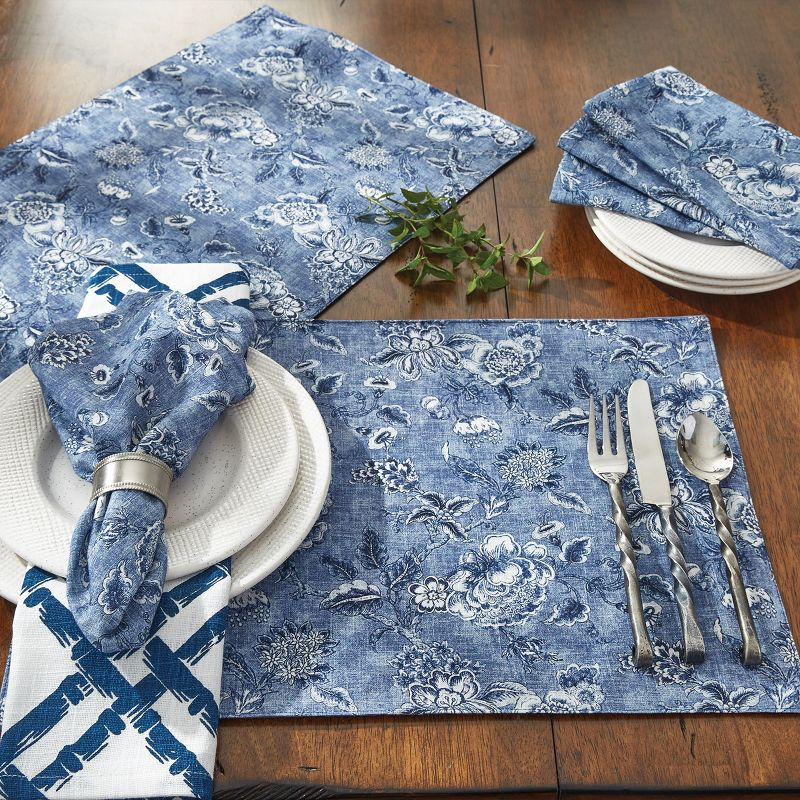 Park Designs Chinois Floral Table Runner 13" x 36"