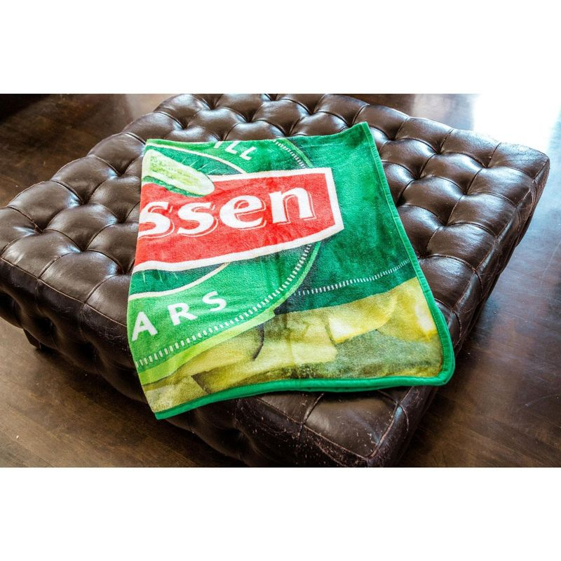 Toynk Claussen Kosher Dill Pickles Fleece Throw Blanket | 45 x 60 Inches