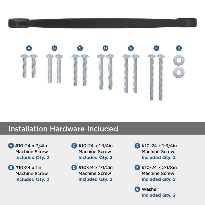 Amerock Highland Ridge 18 inch (457mm) Center-to-Center Dark Oiled Bronze Appliance Pull