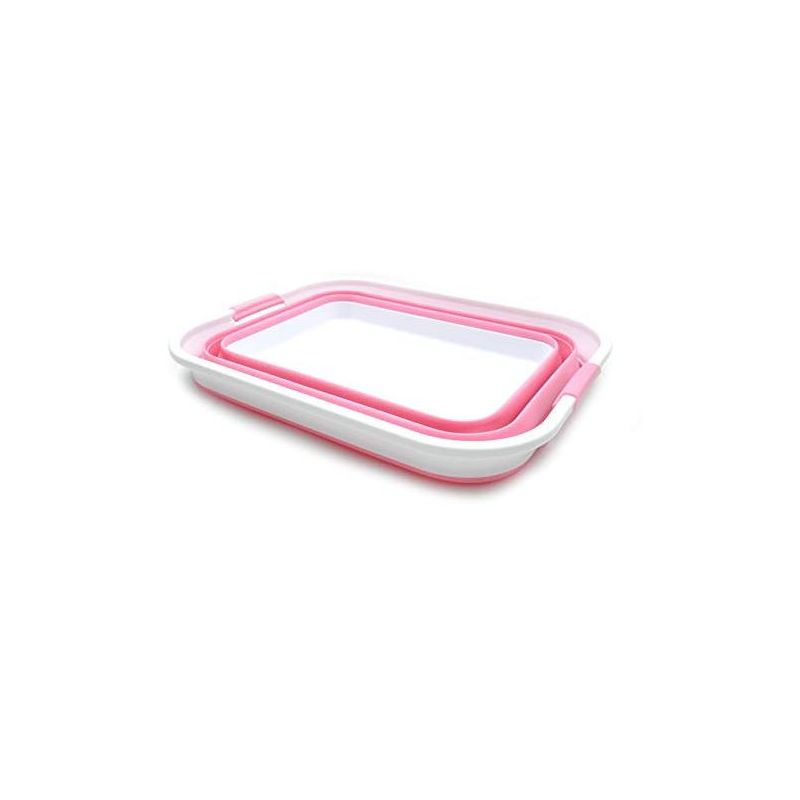 SAMMART 42L(11 gallon) Collapsible Plastic Laundry Basket, Sea Angel