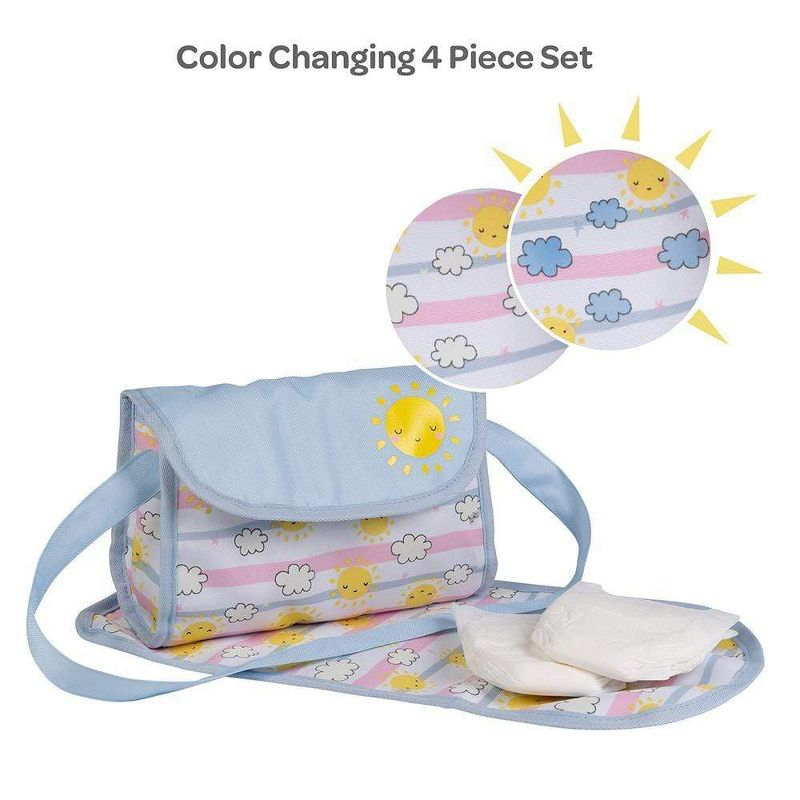 Adora Baby Doll Diaper Bag Set - Color-Changing Sunny Days