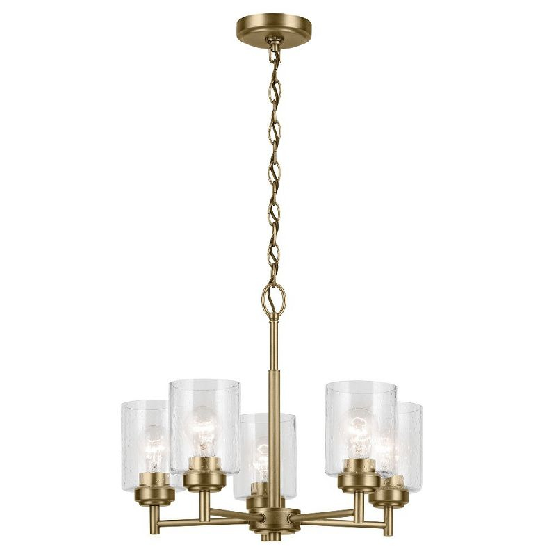 Kichler Lighting Winslow 5 - Light Chandelier in  Natural Brass
