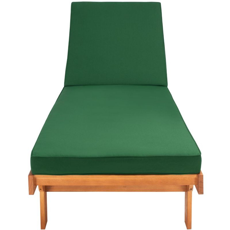 Newport Lounge Chair - Outdoor - PAT7022 - Natural/Green -Safavieh