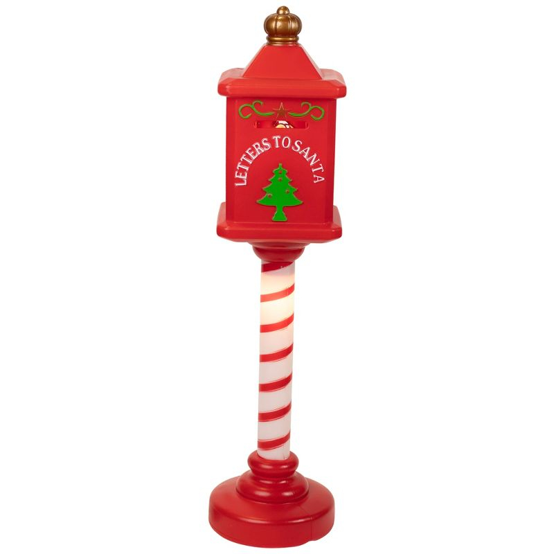 Northlight Lighted Letters To Santa Mail Box Blow Mold Outdoor Christmas Decoration - 40.5"