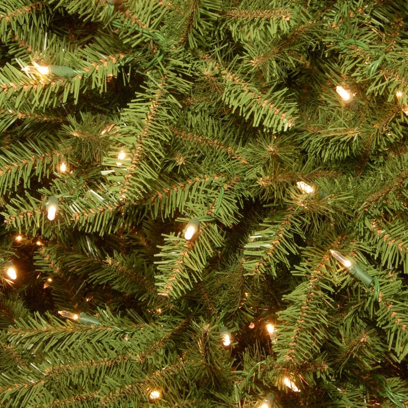 10' Prelit Hinged Dunhill Fir Artificial Christmas Tree Clear Lights - National Tree Company